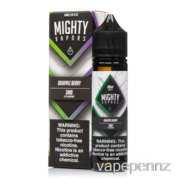 Grapplebery - Mighty Vapors - 60mL 6mg VAPE NZ